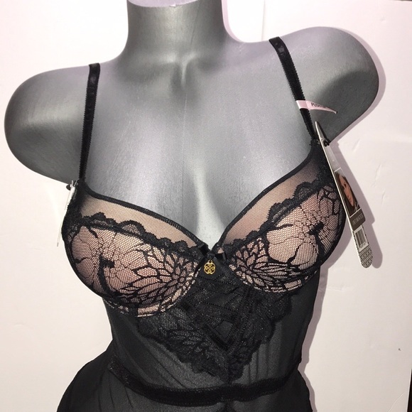 PuSH UP TEDDY Mesh & Lace daisy Fuentes - Picture 3 of 14